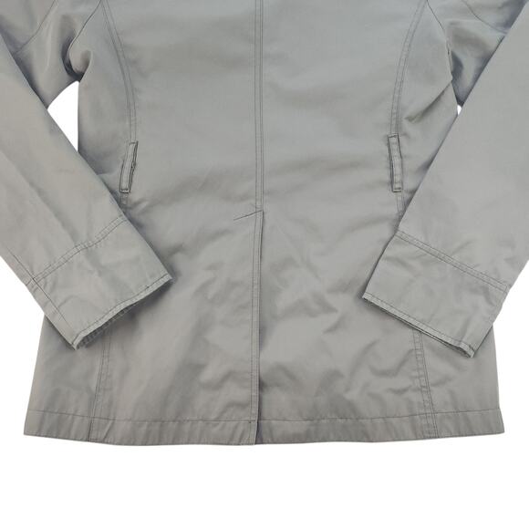 Michael Kors Jacket Womens Medium Olive Green Cargo Rain Spring Fall Military - Picture 13 of 16